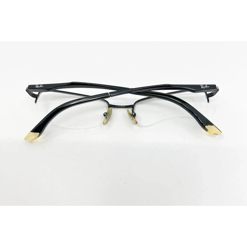 Ray-Ban RB 6133 2509 Eyeglasses Frames Womens Half Rim Silver 51-19-140 15283